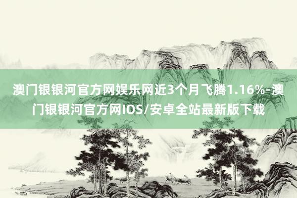 澳门银银河官方网娱乐网近3个月飞腾1.16%-澳门银银河官方网IOS/安卓全站最新版下载